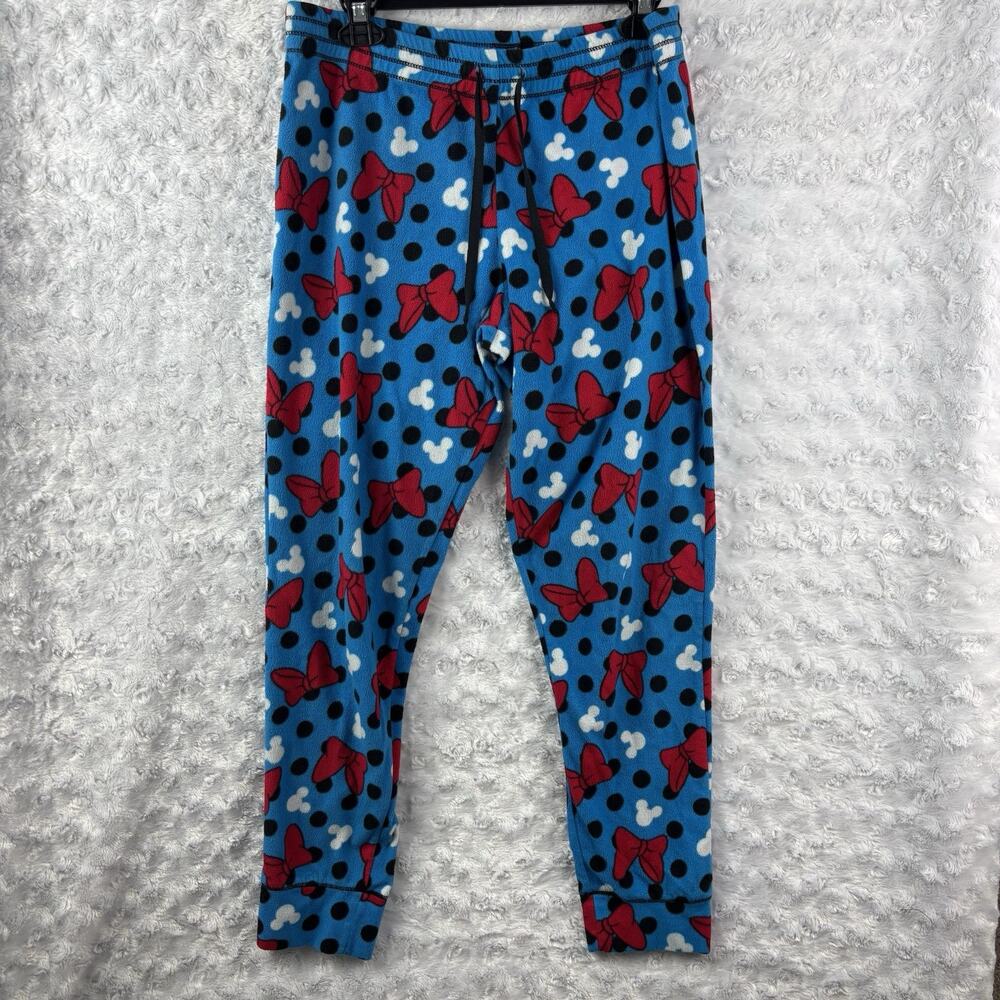 We Love Disney Mickey Miny Mouse Red Lounger Sleep Pants Ultra Soft Medium